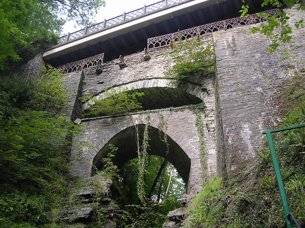 The beautiful devil's bridge in Wales